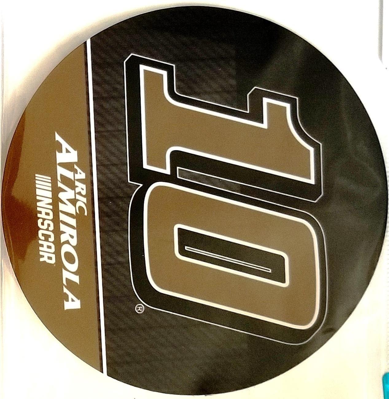 Aric Almirola #10 Magnet RR 4" Round Vinyl Auto Home Nascar Racing