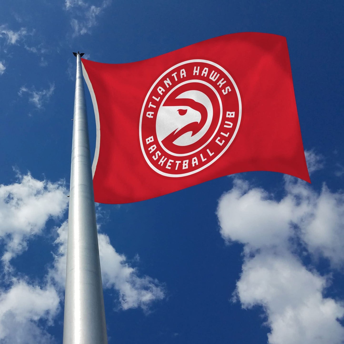 Atlanta Hawks Premium 3x5 Feet Flag Banner, Logo Design, Metal Grommets, Outdoor Use, Single Sided