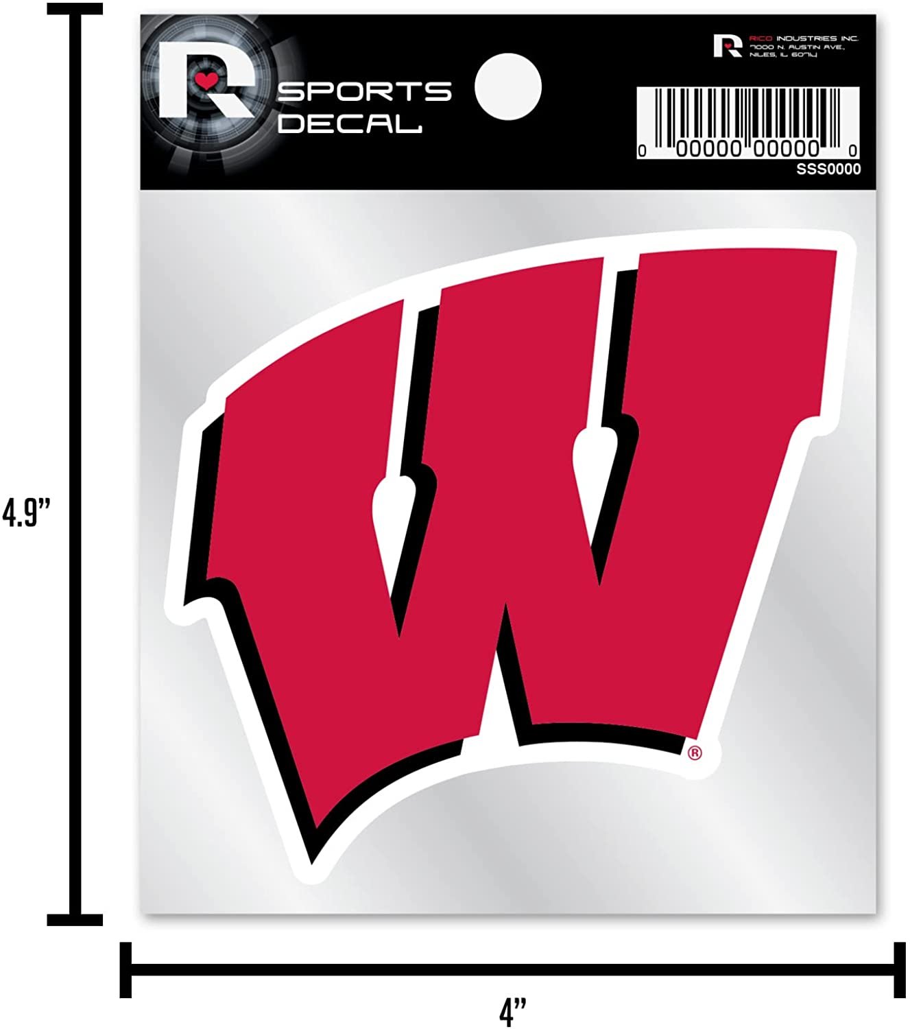 NBA Milwaukee Bucks Mascot 4x4 Decal, Team Color, Size of individual decal will vary