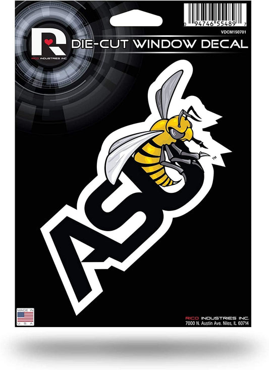 Alabama State University Hornets 5 Inch Die Cut Flat Vinyl Decal Sticker Adhesive Backing