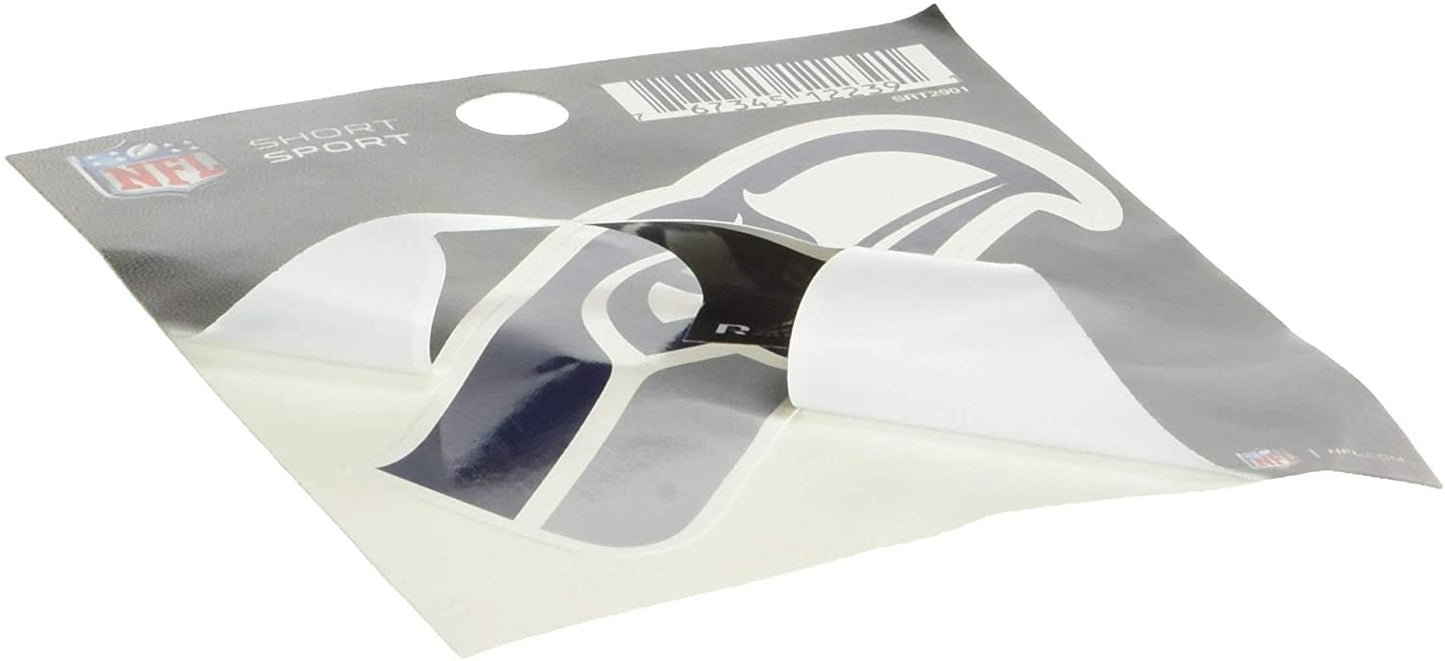 Seattle Seahawks 3 Inch Decal Sticker Flat Vinyl Full Adhesive Backing