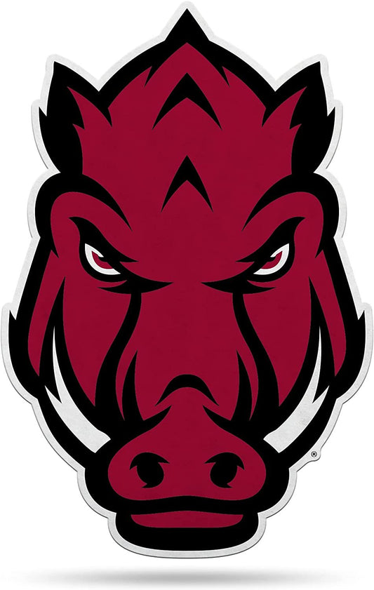 University of Arkansas Razorbacks Soft Felt Pennant, Mascot Design, Shape Cut, 18 Inch, Easy To Hang