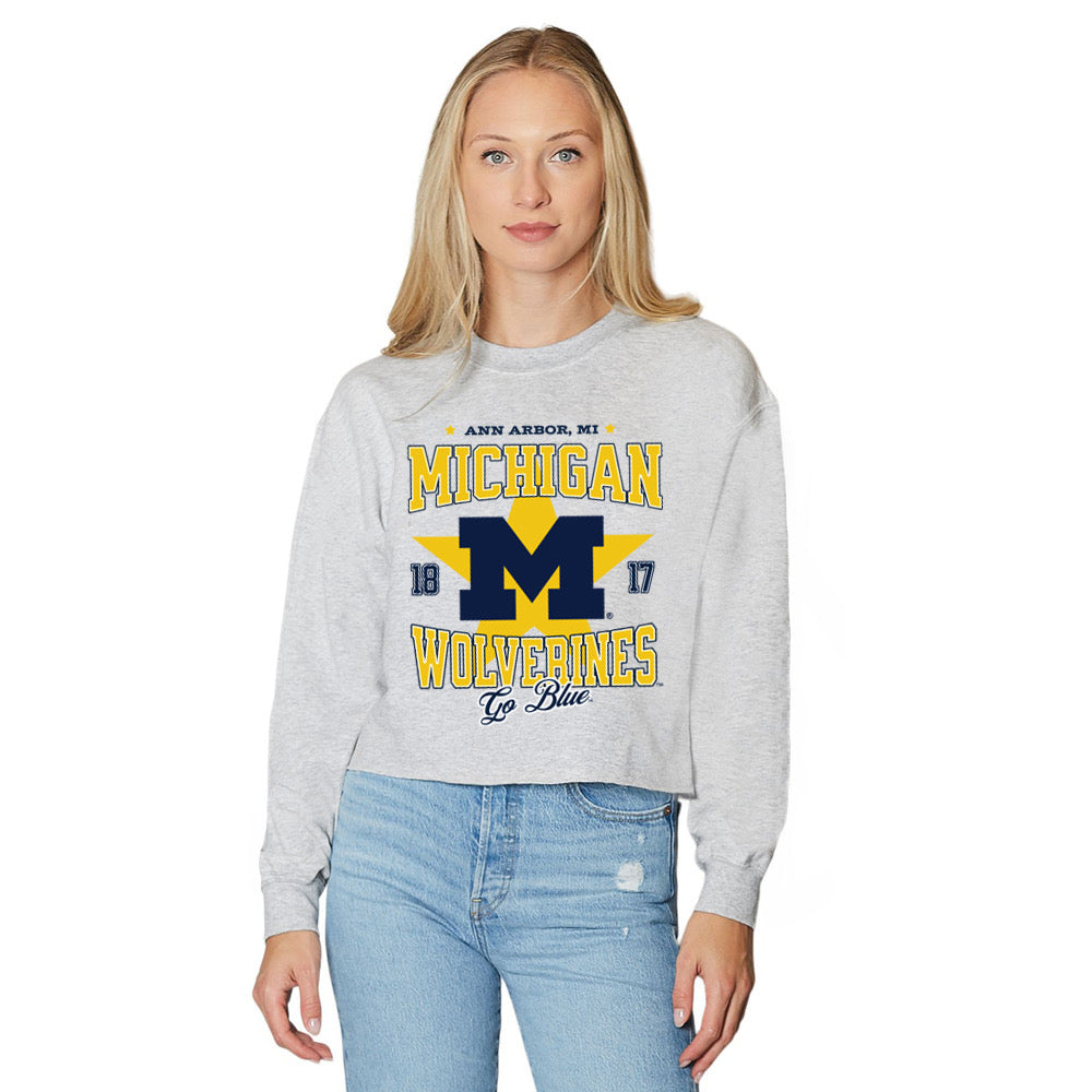 University of Michigan Stars Crewneck