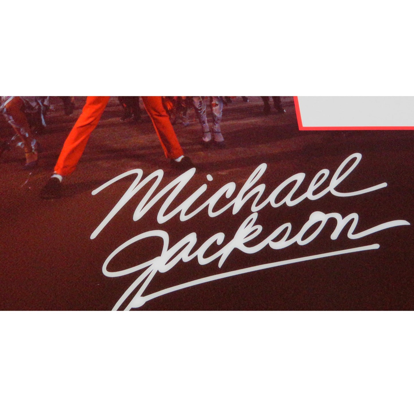 Michael Jackson Autographed Contract Music Display 20 by 24 Framed Piece - JSA , BAS