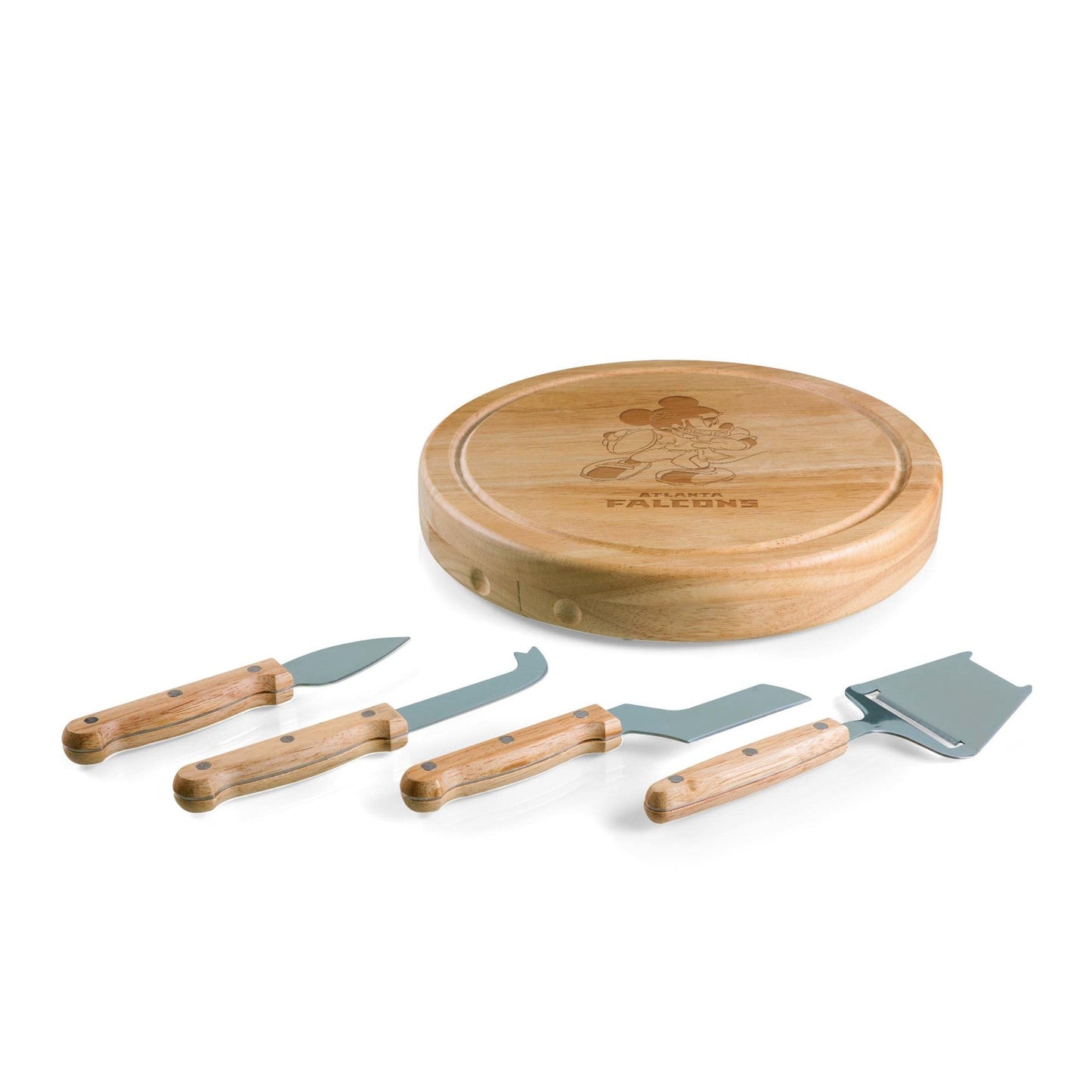 Atlanta Falcons Mickey Mouse - Circo Cheese Cutting Board & Tools Set