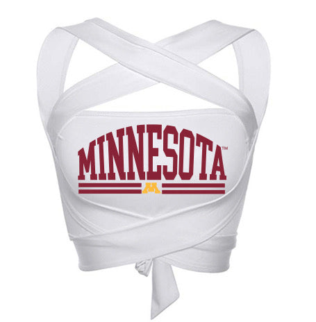 Minnesota White Multi Way Bandeau Top