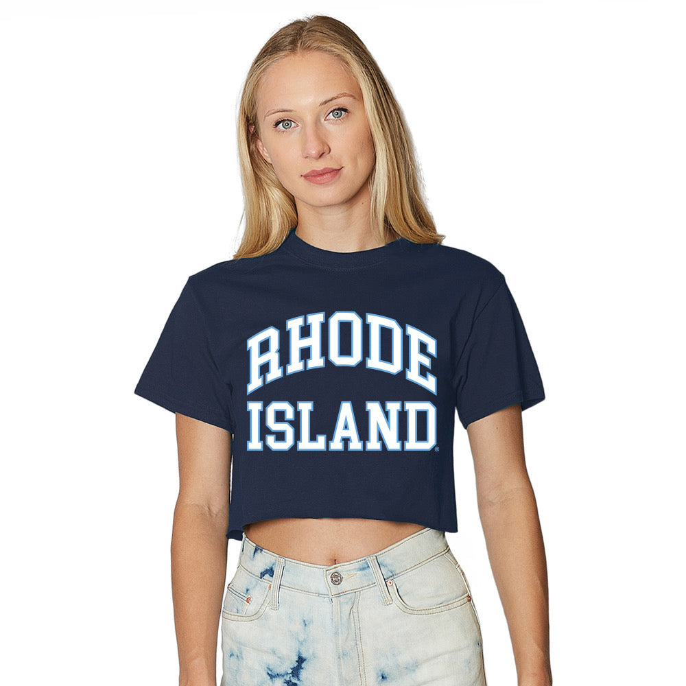 Rhode Island Rams Navy Tee