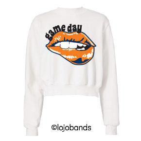 Navy & Orange Game Day Sweatshirt