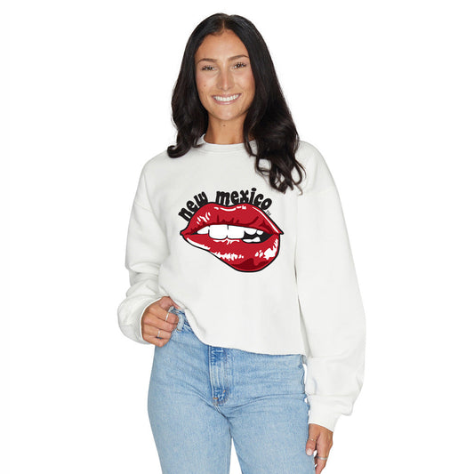 New Mexico Lobos Lips Crewneck