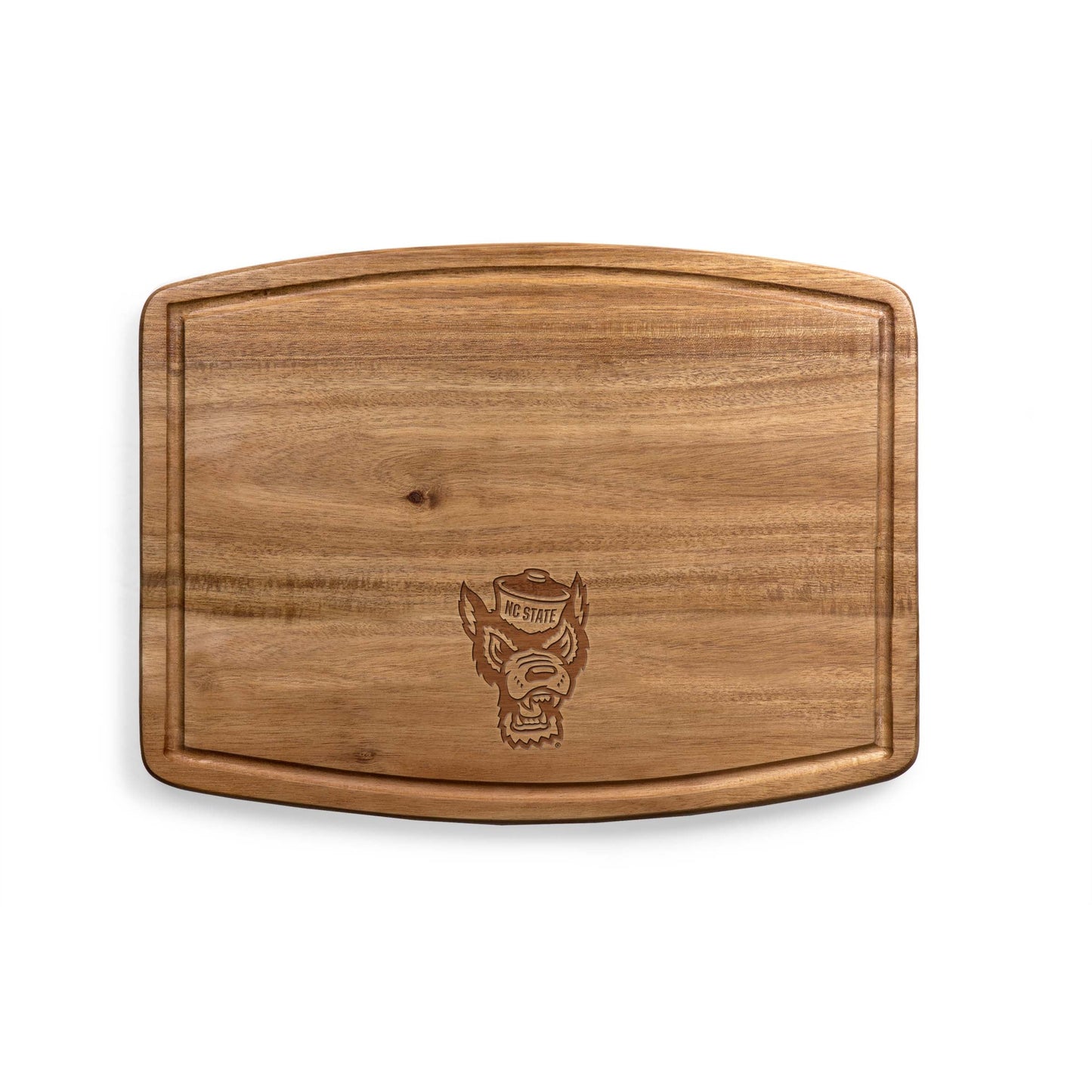 NC State Wolfpack - Ovale Acacia Cutting Board