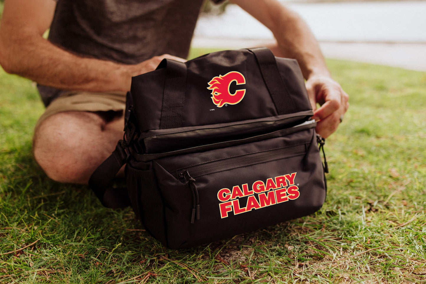 Calgary Flames - Tarana Recycled Lunch Bag Cooler with Utensils