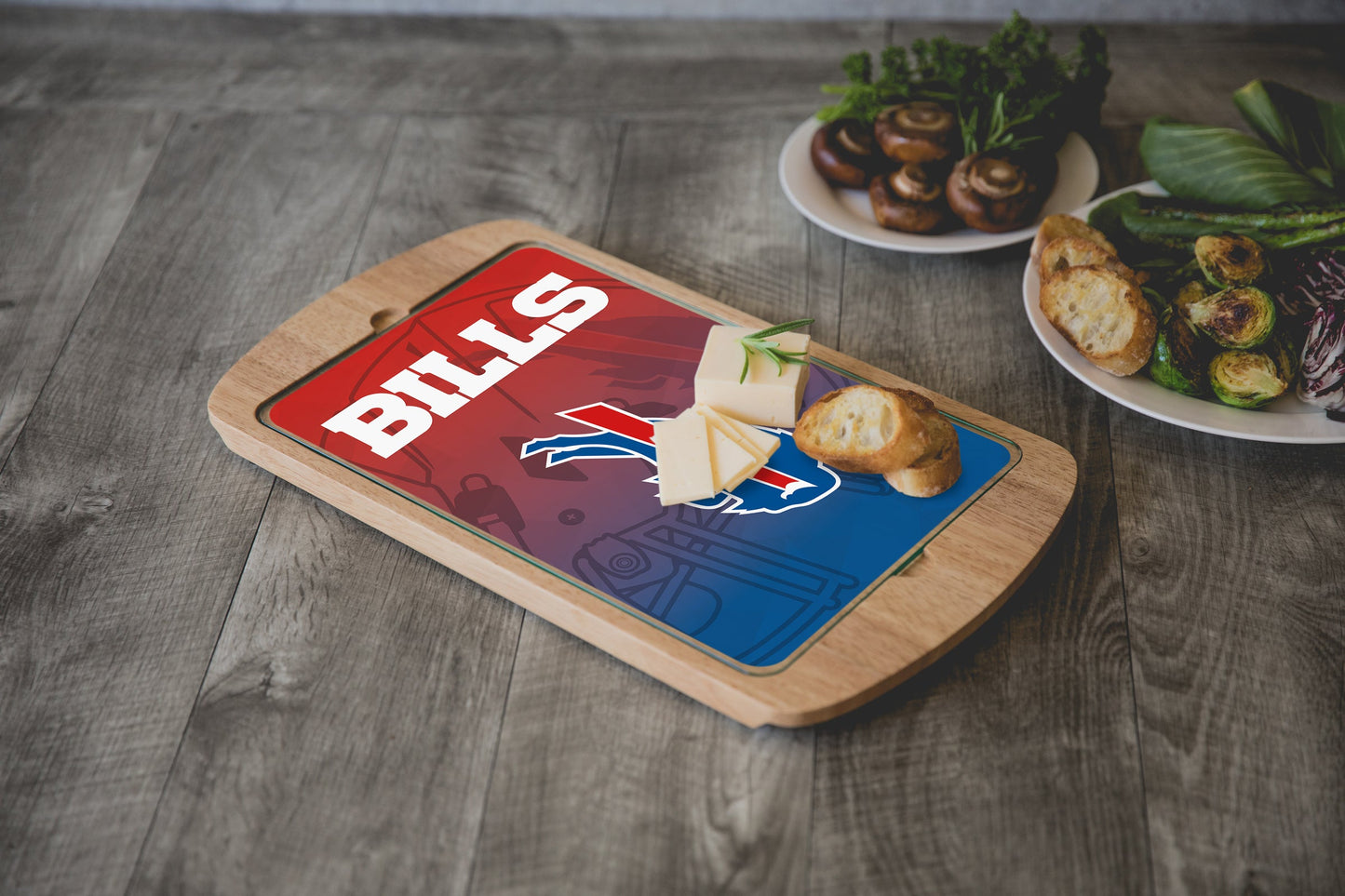 Buffalo Bills - Billboard Glass Top Serving Tray