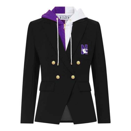 Northwestern Wildcats Hooded Blazer Jacket