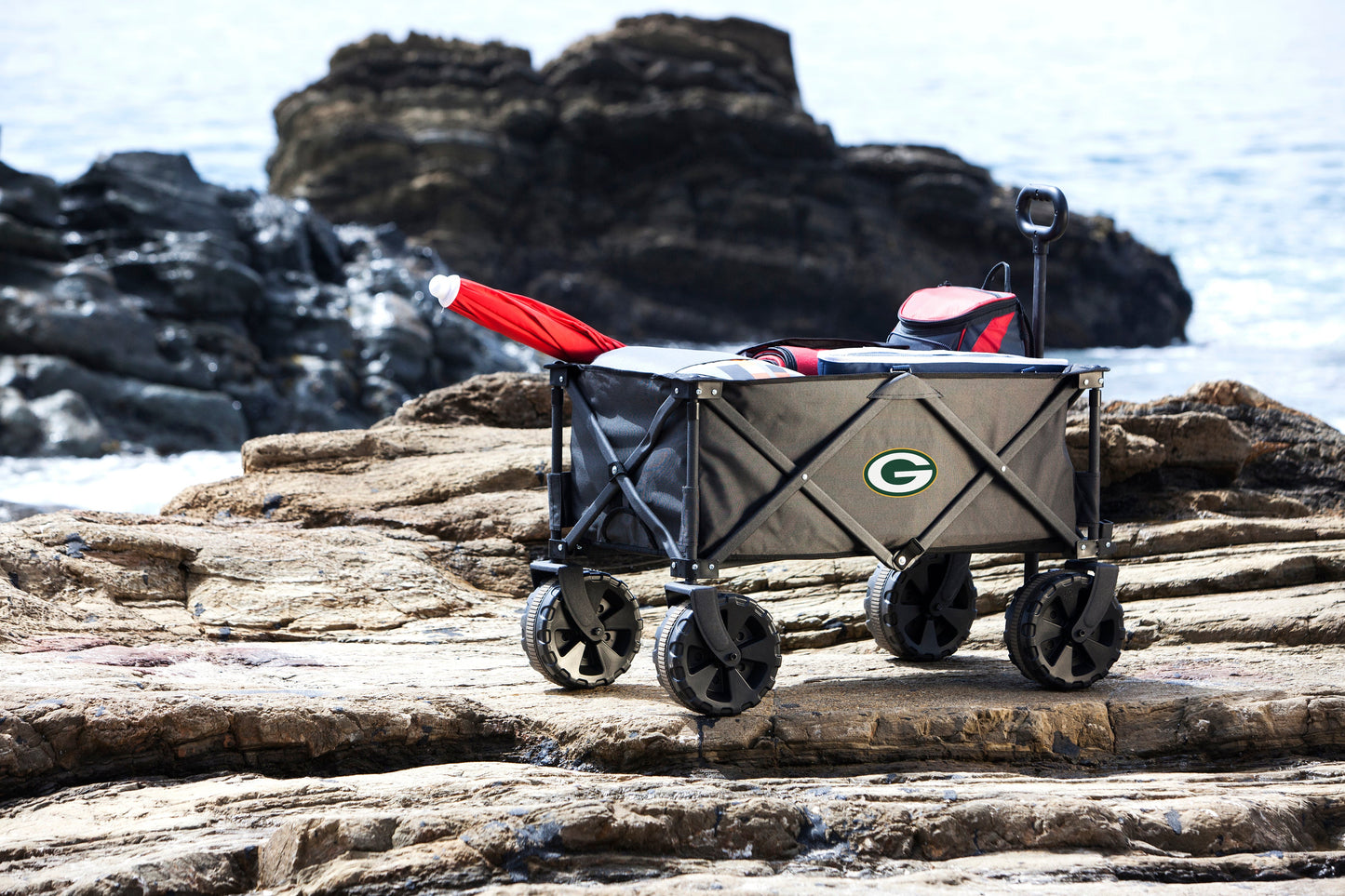 Green Bay Packers - Adventure Wagon Elite All-Terrain Portable Utility Wagon