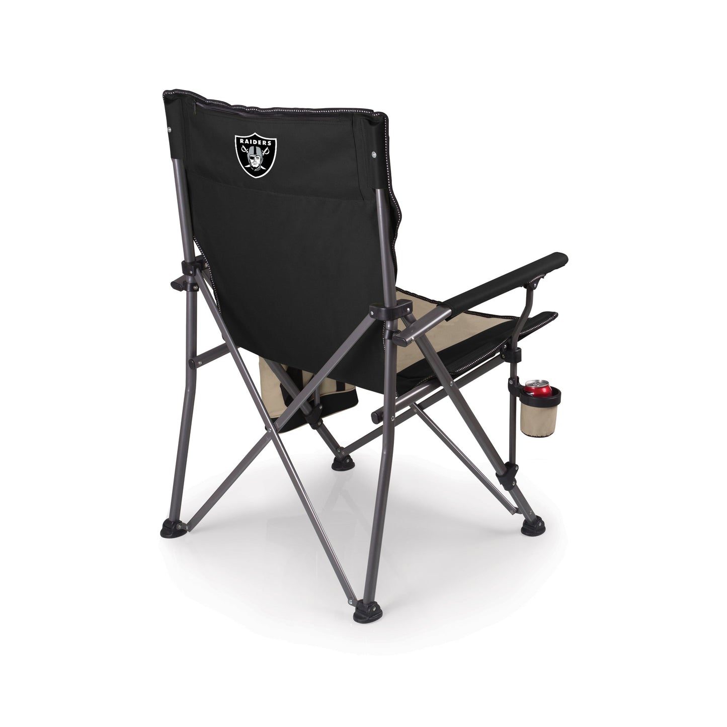 Las Vegas Raiders Logo - Big Bear XXL Camping Chair with Cooler