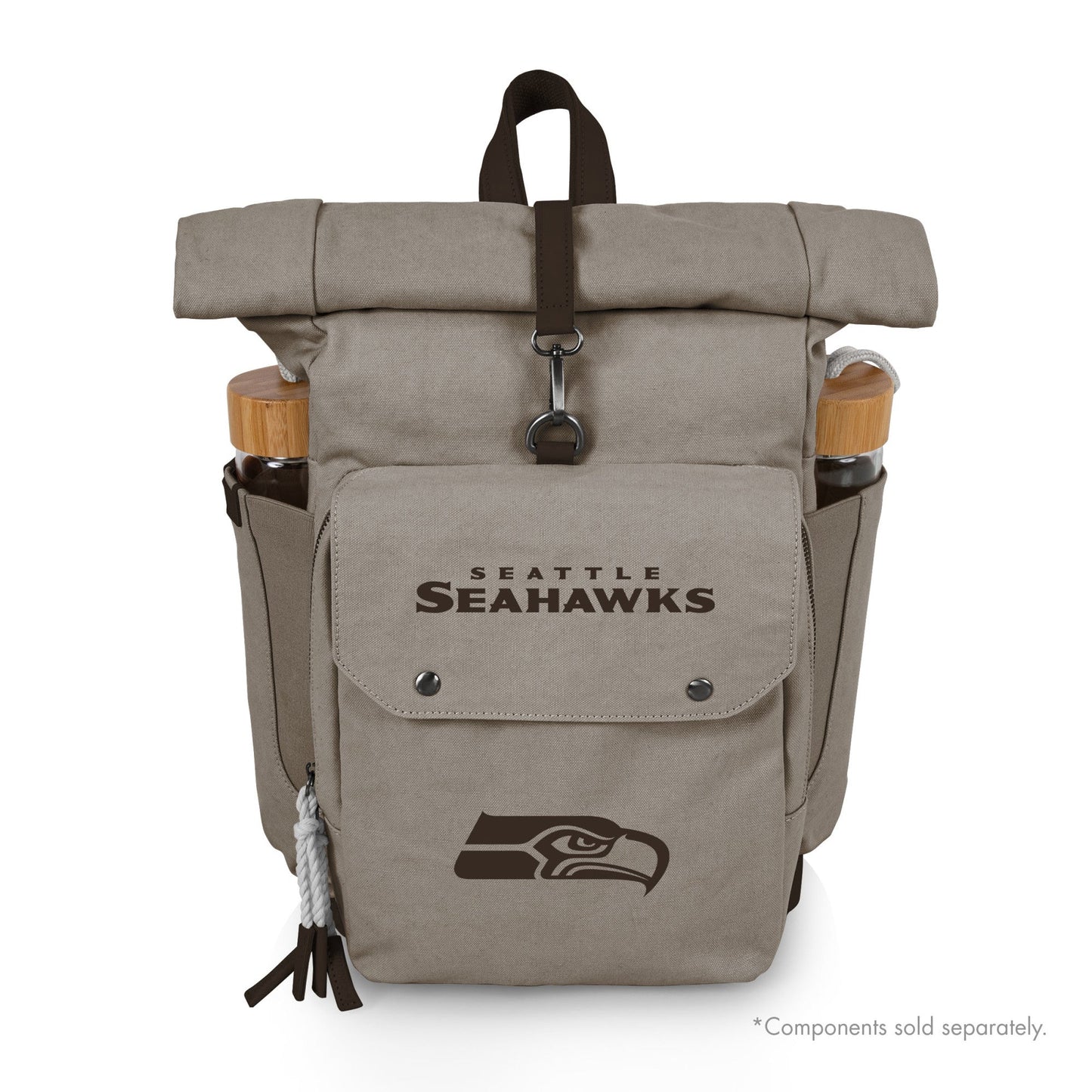 Seattle Seahawks - Carmel Roll Top Picnic Backpack Cooler