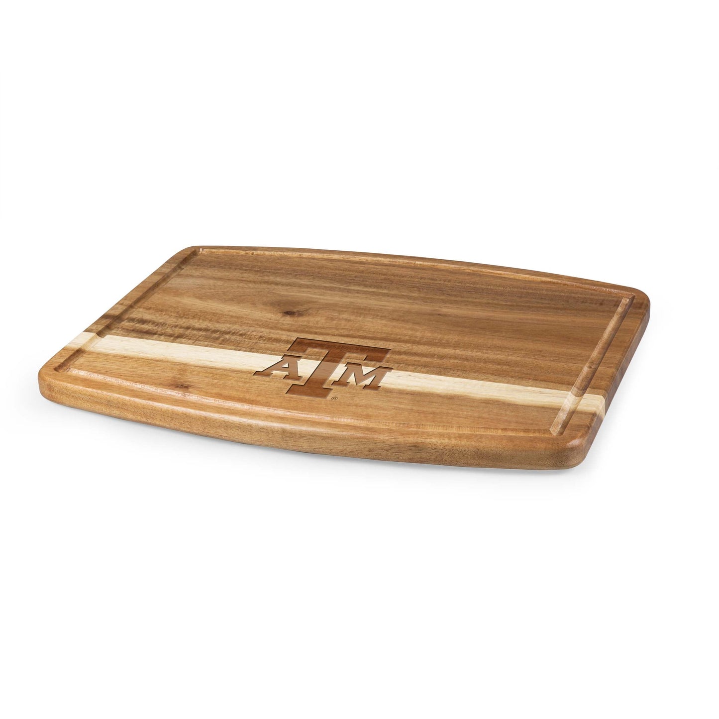 Texas A&M Aggies - Ovale Acacia Cutting Board