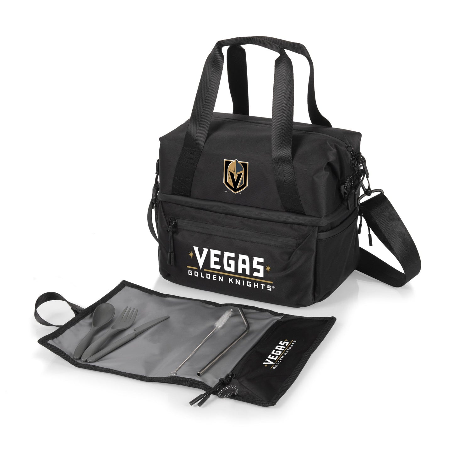Vegas Golden Knights - Tarana Recycled Lunch Bag Cooler with Utensils