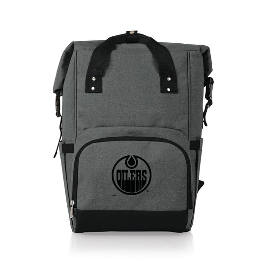 Edmonton Oilers - On The Go Roll-Top Backpack Cooler
