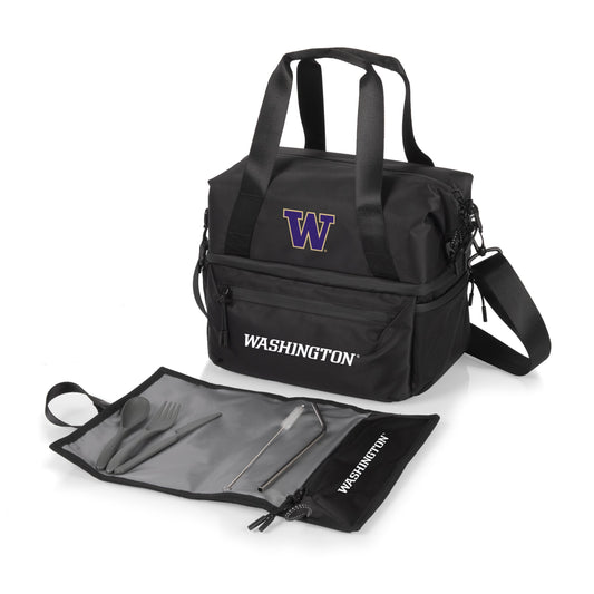 Washington Huskies - Tarana Recycled Lunch Bag Cooler with Utensils