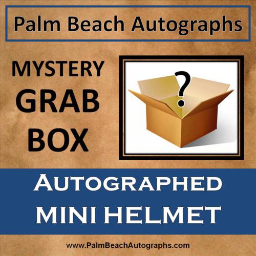 MYSTERY GRAB BOX - Autographed NFL Mini Helmet