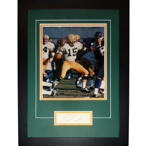 Bart Starr Autographed Green Bay Packers "Signature Series" Frame - JSA