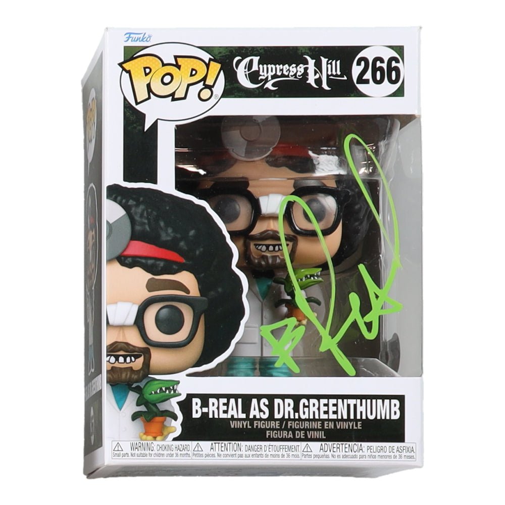 B-Real Signed "Cypress Hill" #266 B-Real as Dr. Greenthumb Funko Pop! Vinyl Figure (Beckett)