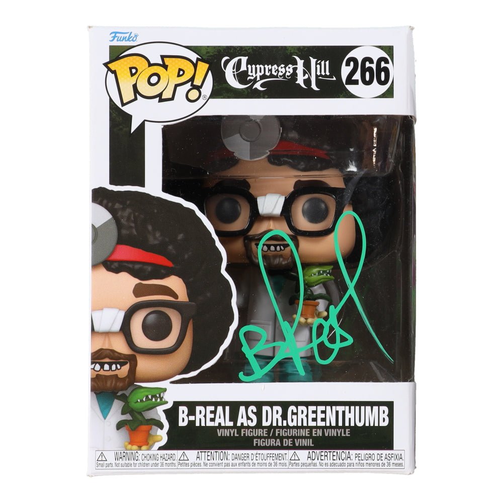 B-Real Signed "Cypress Hill" #266 B-Real as Dr. Greenthumb Funko Pop! Vinyl Figure (Beckett)