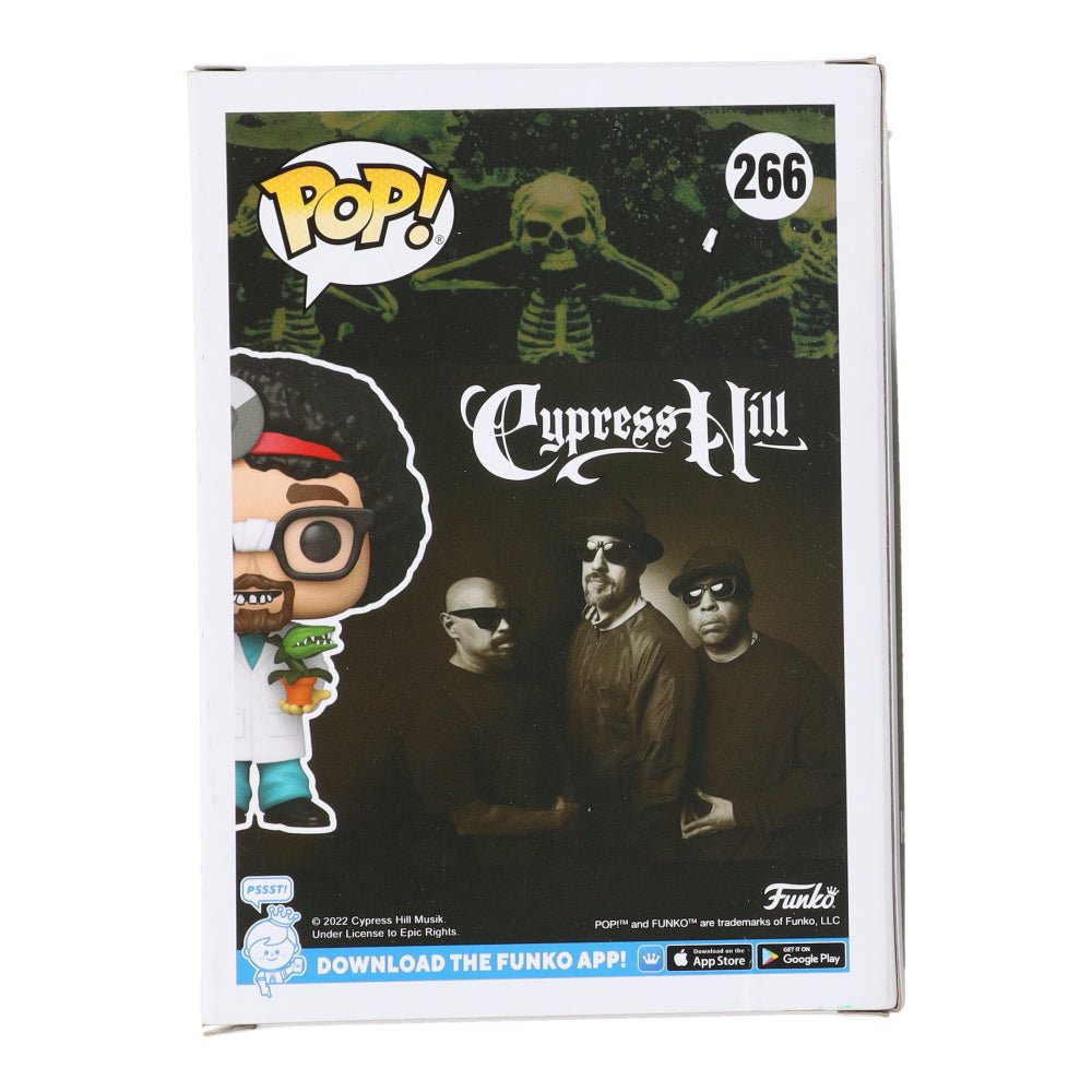 B-Real Signed "Cypress Hill" #266 B-Real as Dr. Greenthumb Funko Pop! Vinyl Figure (Beckett)