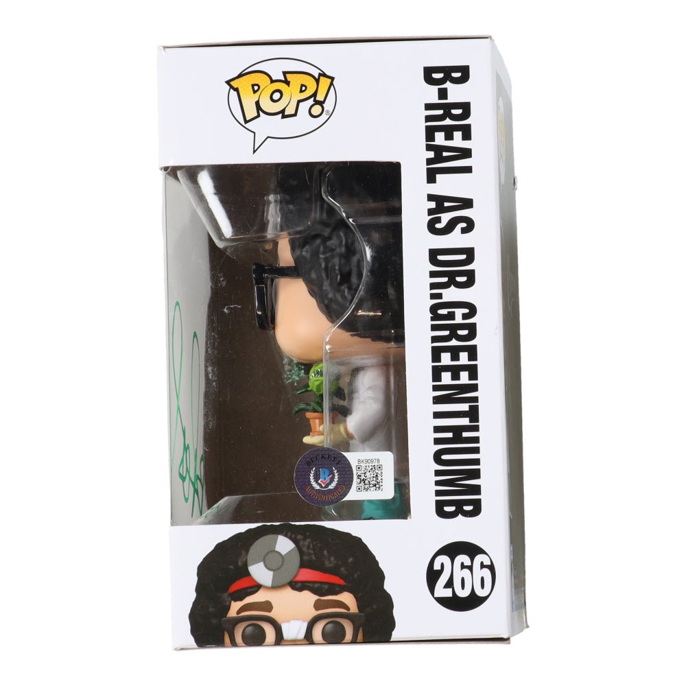 B-Real Signed "Cypress Hill" #266 B-Real as Dr. Greenthumb Funko Pop! Vinyl Figure (Beckett)