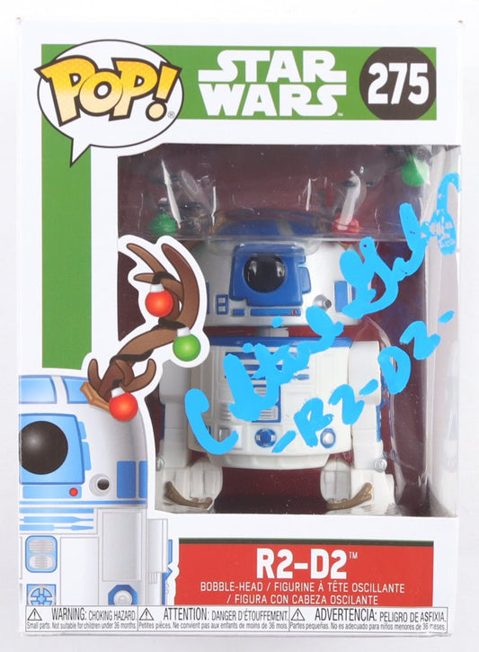 Christine Galey Signed "Star Wars" #275 R2-D2 Funko Pop! Bobble Head Vinyl Figure Inscribed "-R2-D2-" (JSA)