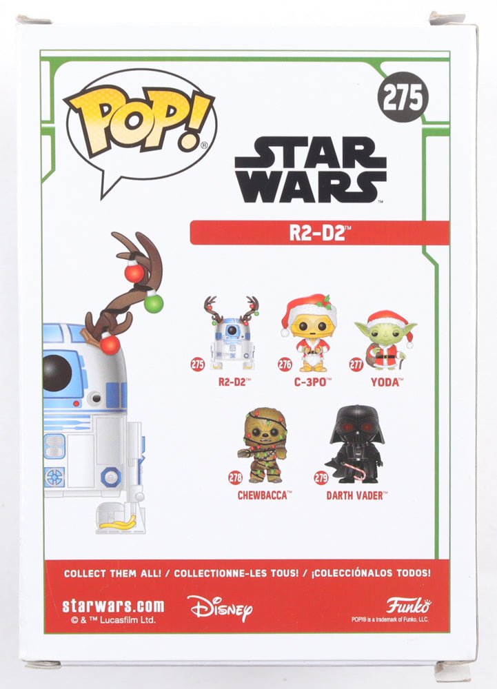 Christine Galey Signed "Star Wars" #275 R2-D2 Funko Pop! Bobble Head Vinyl Figure Inscribed "-R2-D2-" (JSA)