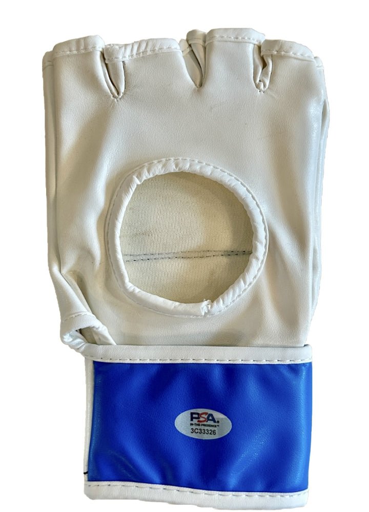 Chuck "The Iceman" Liddell Signed Iceman MMA Glove (PSA) PSA In-The-Presence
