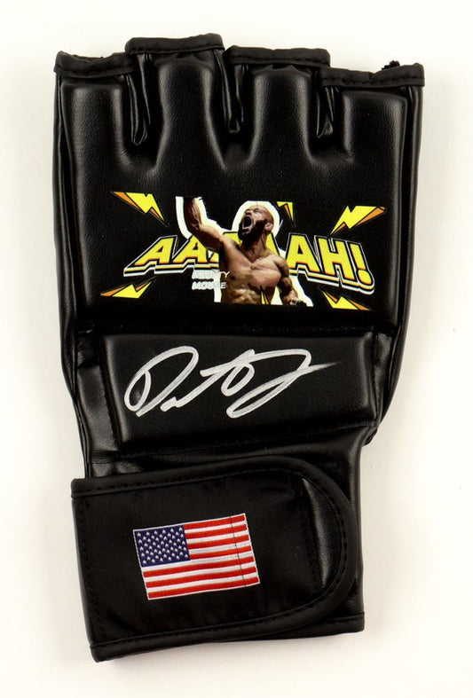Demetrious "Mighty Mouse" Johnson Signed MMA Custom USA Glove (Beckett)