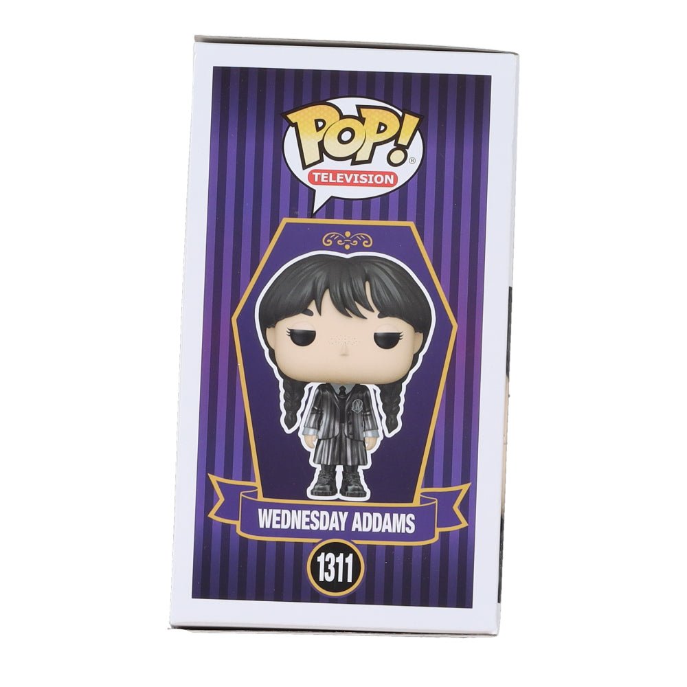 Emma Myers Signed "Wednesday" #1311 Wednesday Addams Funko Pop! Vinyl Figure (Beckett)