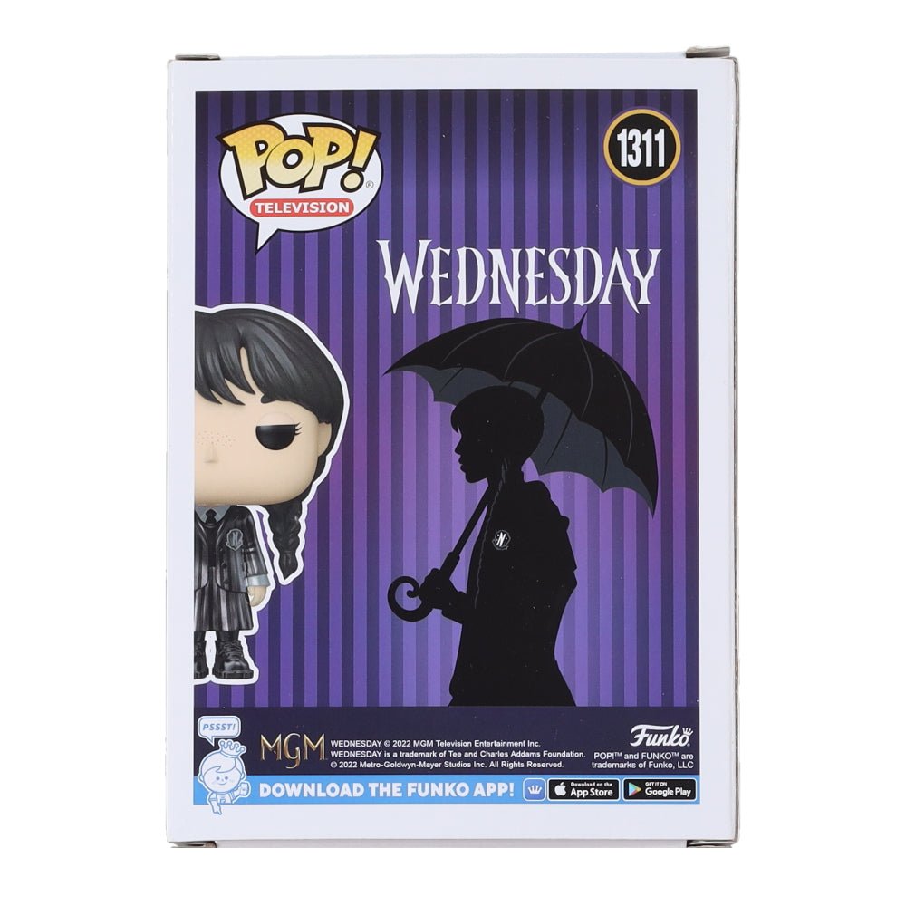 Emma Myers Signed "Wednesday" #1311 Wednesday Addams Funko Pop! Vinyl Figure (Beckett)