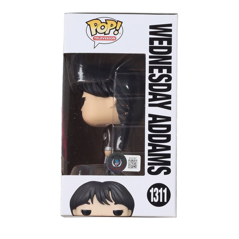 Emma Myers Signed "Wednesday" #1311 Wednesday Addams Funko Pop! Vinyl Figure (Beckett)