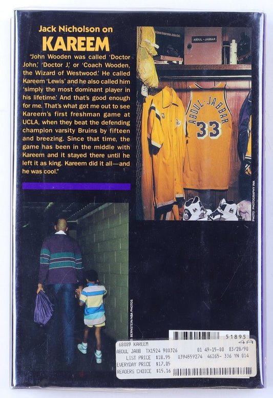 Kareem Abdul-Jabbar Signed "Kareem" Hardcover Book (PSA)