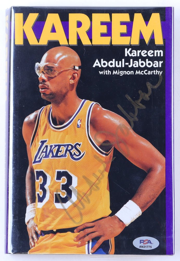 Kareem Abdul-Jabbar Signed "Kareem" Hardcover Book (PSA)