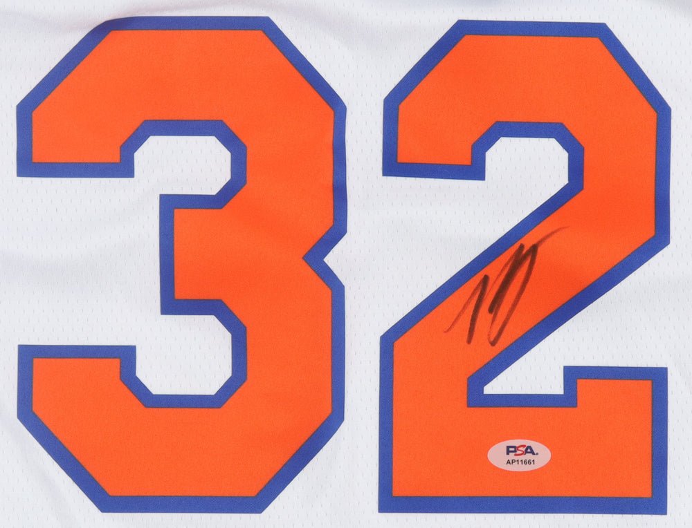 Karl-Anthony Towns Signed Jersey (PSA) New York Knicks