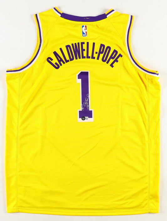 Kentavious Caldwell-Pope Signed Lakers Jersey XL (Beckett) Los Angeles Lakers