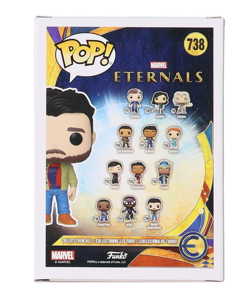 Kit Harington Signed "Eternals" #738 Dane Whitman Bobble-Head Funko Pop! Vinyl Figure (Beckett)