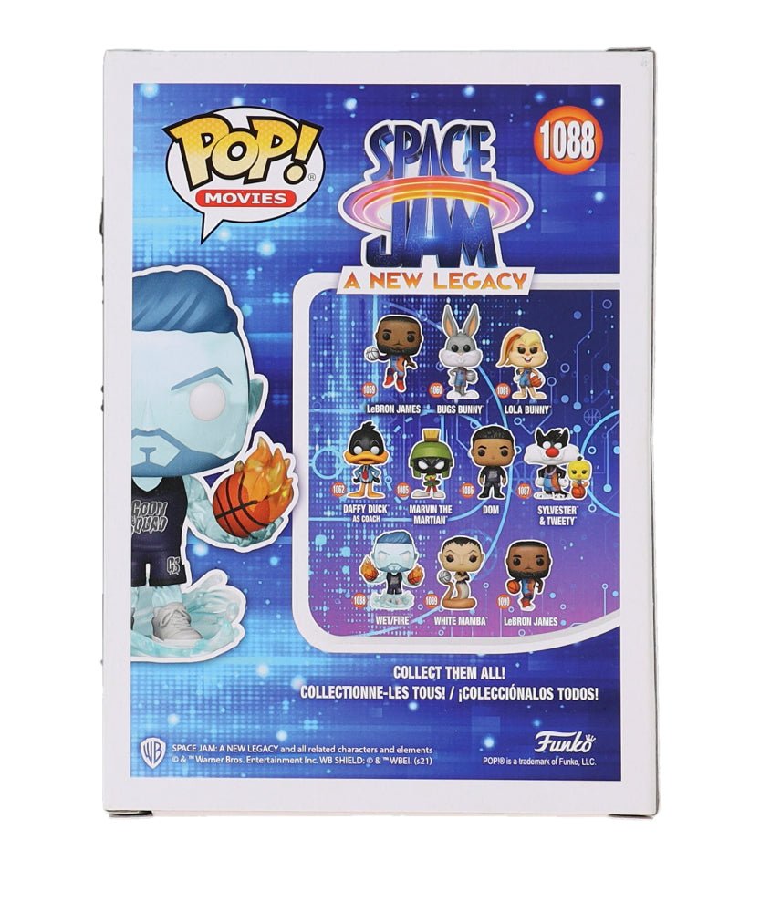 Klay Thompson Signed "Space Jam: A New Legacy" #1088 Wet / Fire Funko Pop! Vinyl Figure (PSA) Wet-Fire