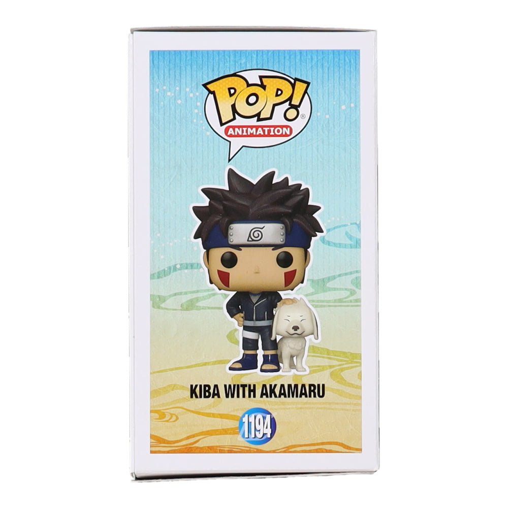 Kyle Hebert Signed "Naruto Shippuden" #1194 Kiba with Akamaru Funko Pop! Vinyl Figure (JSA)