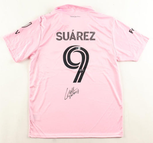 Luis Suarez Signed Inter Miami CF Adidas Authentic Jersey (Beckett) Beckett Witnessed