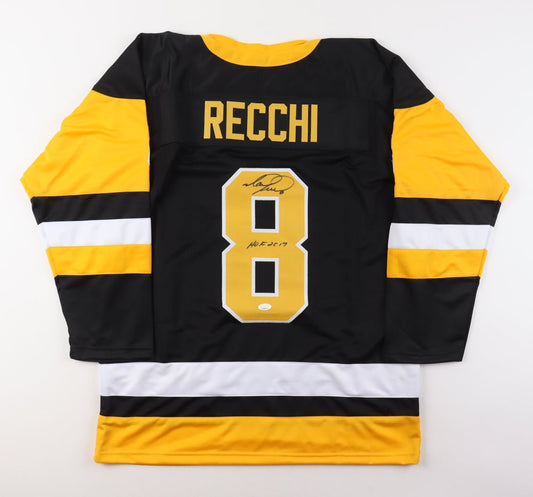 Mark Recchi Signed Jersey Inscribed "HOF 2017" (JSA)
