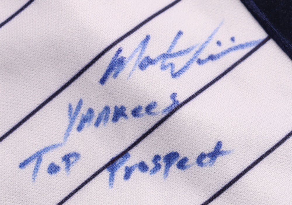 Mason Williams Signed Yankees Jersey Inscribed "Yankees Top Prospect" (JSA)