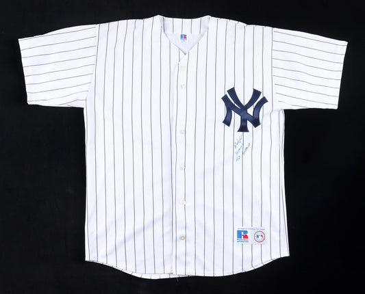 Mason Williams Signed Yankees Jersey Inscribed "Yankees Top Prospect" (JSA)
