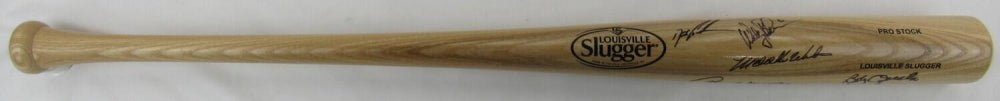 Multi-Signed Louisville Slugger Baseball Bat with (5) Signatures Including Doc Gooden, Bobby Ojeda, Howard Johnson, Mookie Wilson & Wally Backman (CX by Steiner)