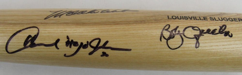 Multi-Signed Louisville Slugger Baseball Bat with (5) Signatures Including Doc Gooden, Bobby Ojeda, Howard Johnson, Mookie Wilson & Wally Backman (CX by Steiner)